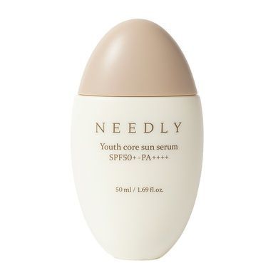 12904364297468 Needly Youth Core Sun Serum SPF 50+ PA++++ Сонцезахисна крем-сироватка потрійної дії