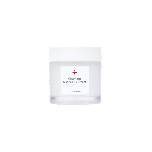 Заспокійливий крем з центеллою і пантенолом CUskin Dr. Solution Cicaming B5 Madeca Cream