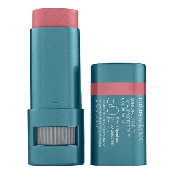 COLORESCIENCE SUNFORGETTABLE TOTAL PROTECTION COLOR BALM SPF 50 Бальзам для губ і рум'яна