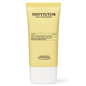 Sunscription SPF50 Next-Gen Сонцезахисний крем проти пігментних плям 3-в-1 для УФ-захисту, освітлення та догляду за шкірою