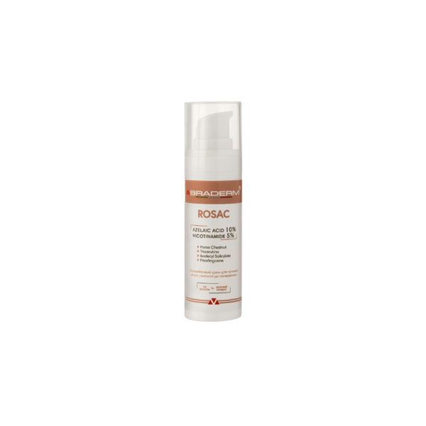 Заспокійливий крем для чутливої шкіри Braderm Rosac Cream (Розак Крем) 30 ml