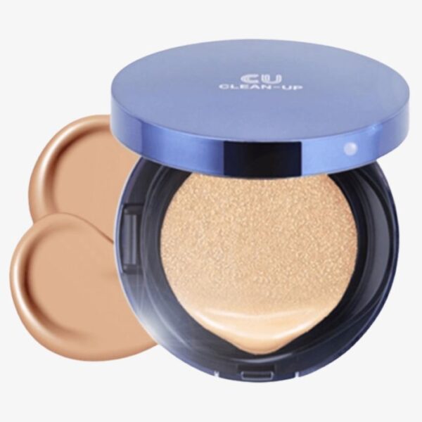Інноваційний кушон зі змінним блоком  CUskin Clean-Up Skinfit Cushionpact SPF 50+ PA+++ 15 г + 15 г
